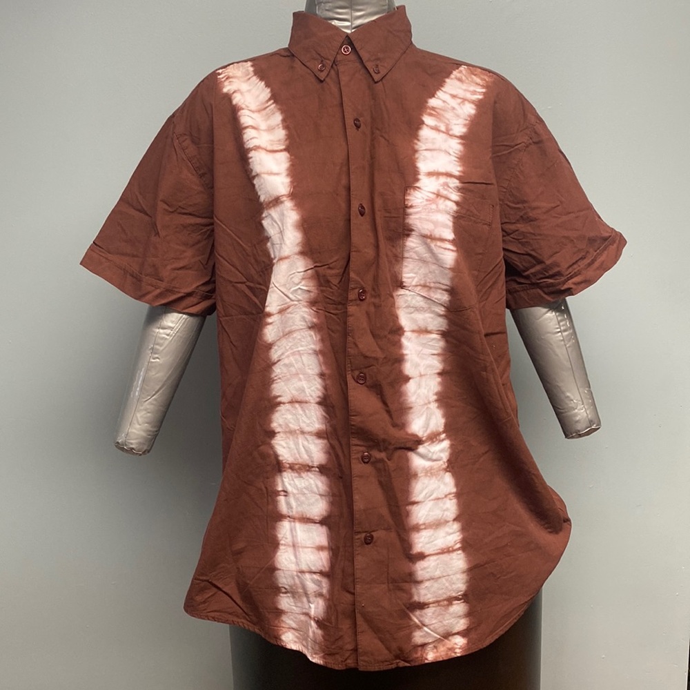 BLUE TIBET BUTTON DOWN